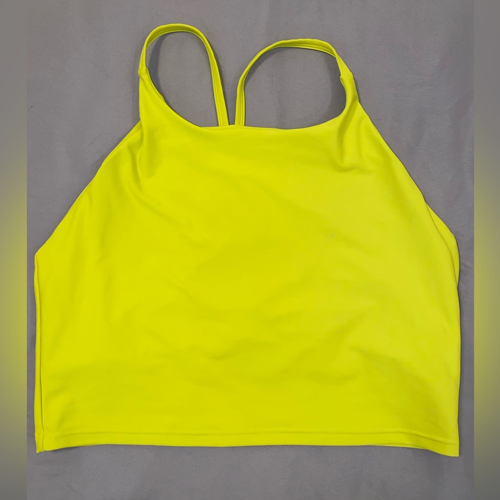 Old Navy Neon Yellow Crop Bralette